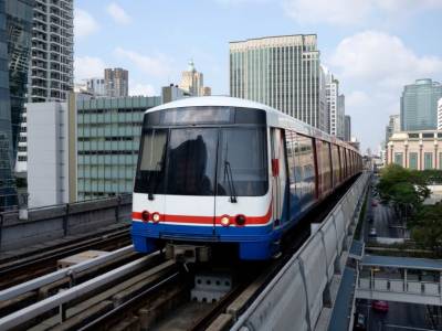 BTS Skytrain, Bangkok, Thailand.