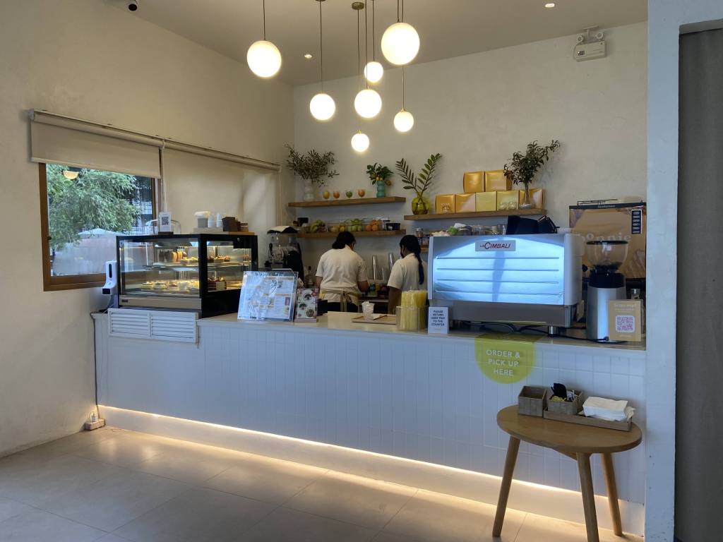 Counter at bOnnie on the beach, Cha-am in Thailand.
