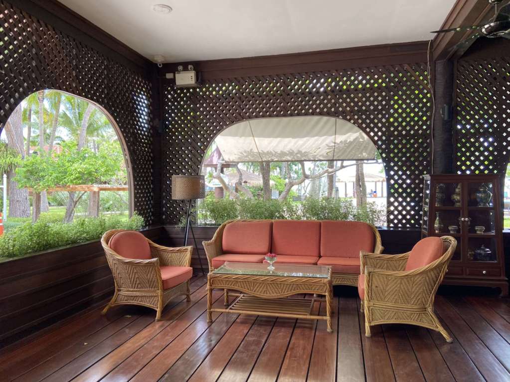 Reception area at Regent Chalet, Cha-am in Thailand.