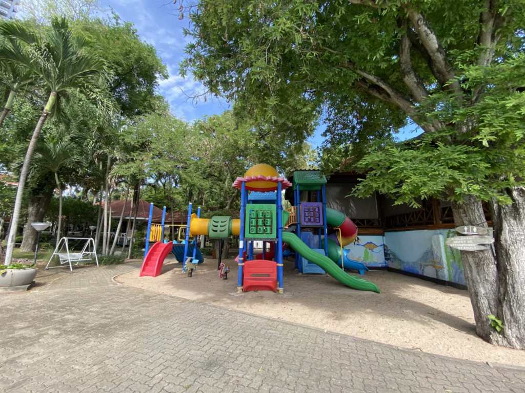 Kids' play area at Regent Chalet, Cha-am in Thailand.