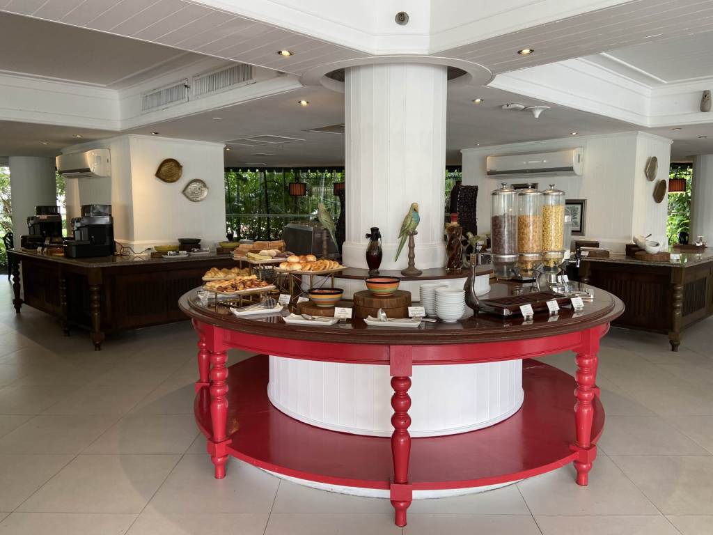 Breakfast buffet at The Regent Cha-am Beach Resort, Cha-am, in Thailand.