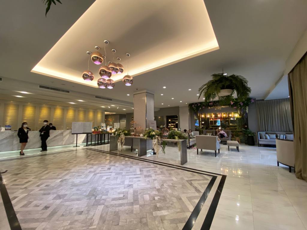 Lobby of Health Land Spa, Pattaya.