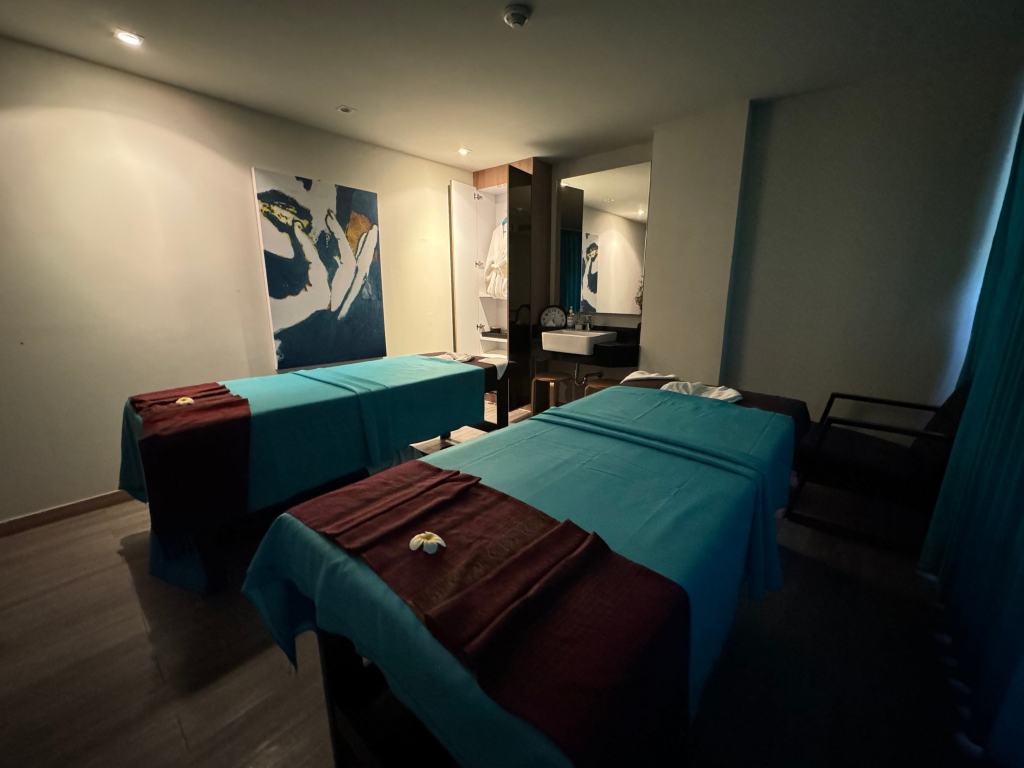 Treatment room at Yan Spa at Cross Vibe Bangkok Sukhumvit, Bangkok.