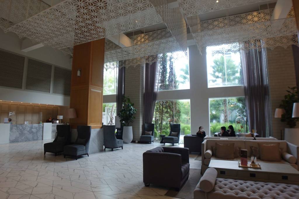 Lobby at Health Land Resort & Spa, Pattaya in Thailand.