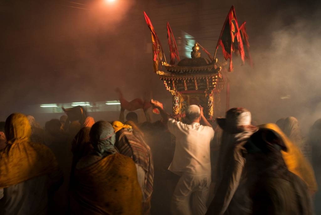 Parade during Phuket Vegetarian festival in Thailand.