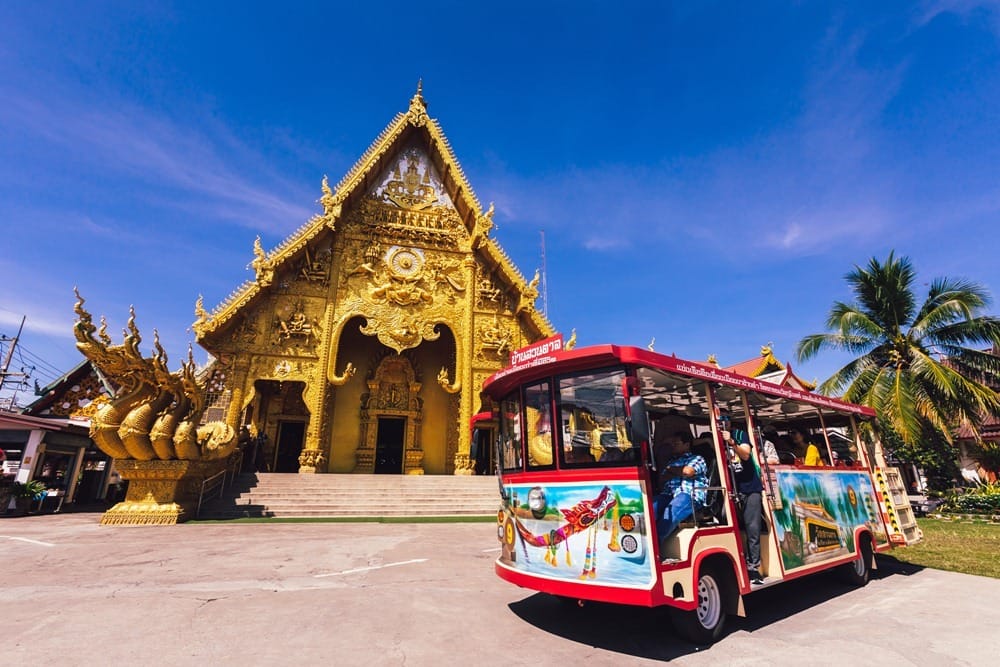 City of Nan, Thailand.