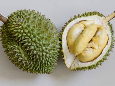 Opened durian.