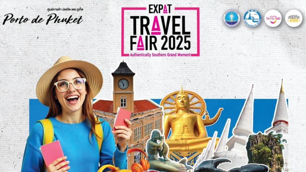 Expat Travel Fair 2025 poster.