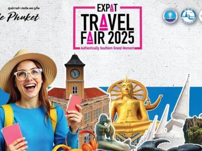 Expat Travel Fair 2025 poster.