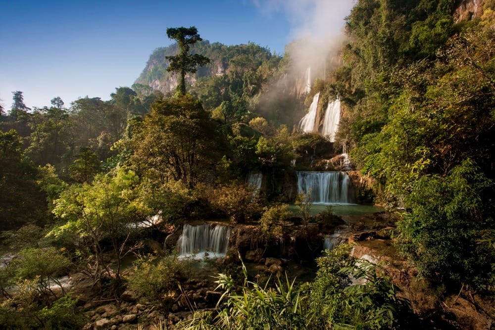 Thi Lor Su Waterfall in Thailand.