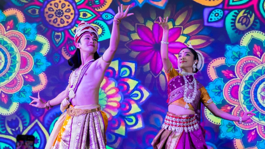 Dancers at the Amazing Thailand Grand Diwali Festival 2025.