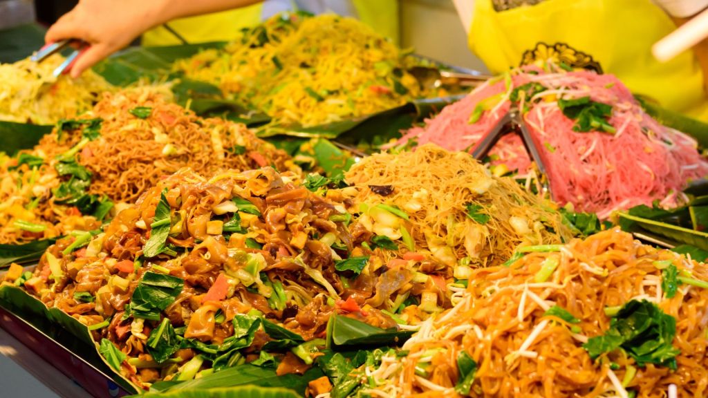 Food stall during Thailand Vegetarian Festival.