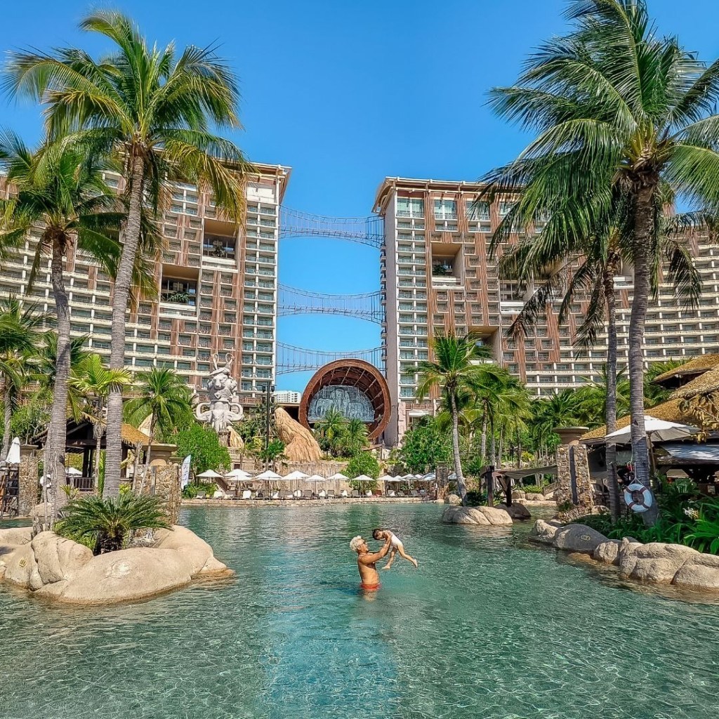 Water park at Centara Grand Mirage Beach Resort, Pattaya in Thailand.