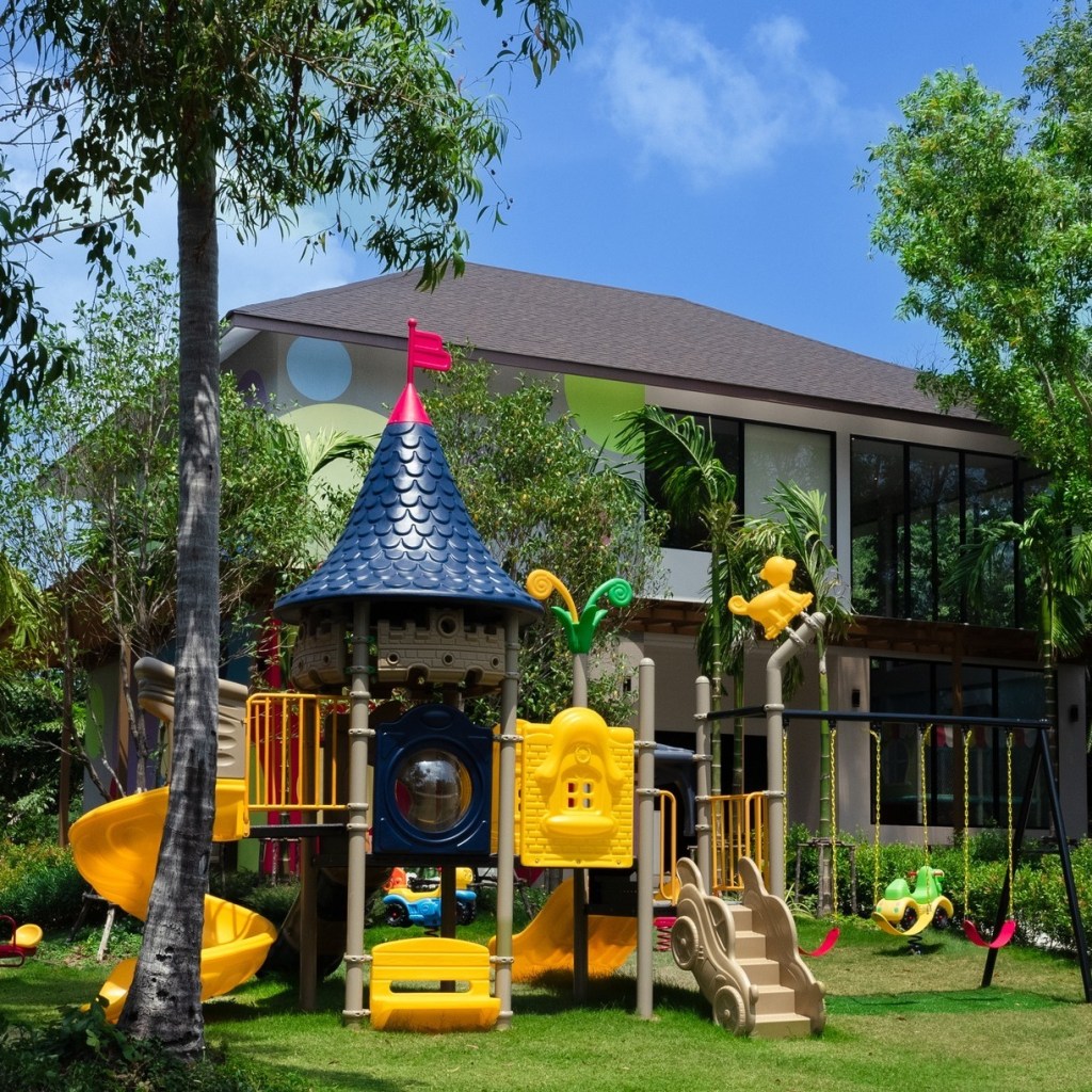 Children's playground at The Ritz-Carlton, Koh Samui in Thailand.