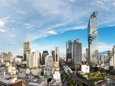 Bangkok business district.