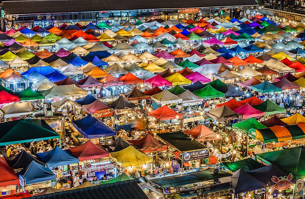 Train Night Market Ratchada.
