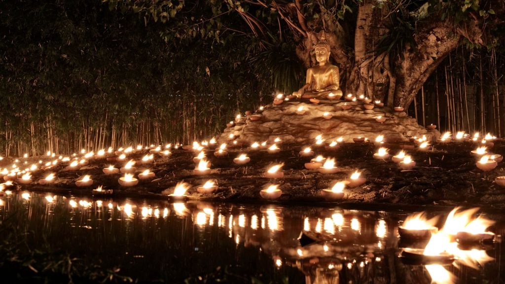Makha Bucha Day, Thailand.