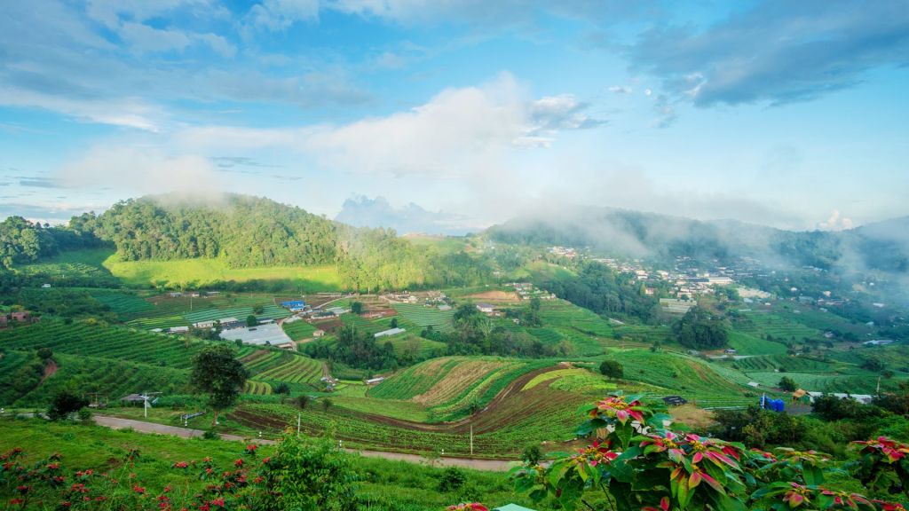 Mon Cham, Chiang Mai in Thailand.