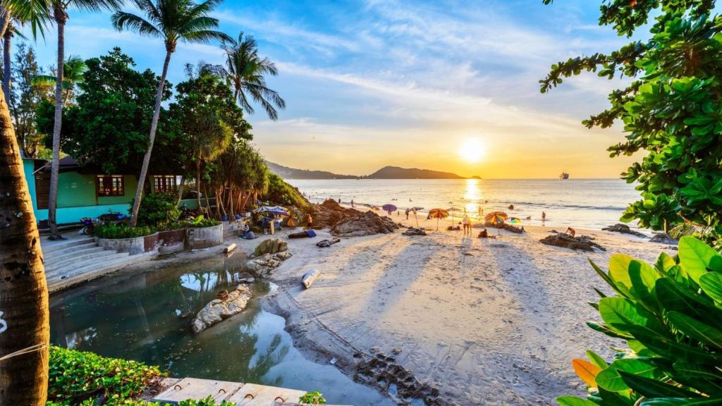 Patong Beach in Phuket, Thailand.