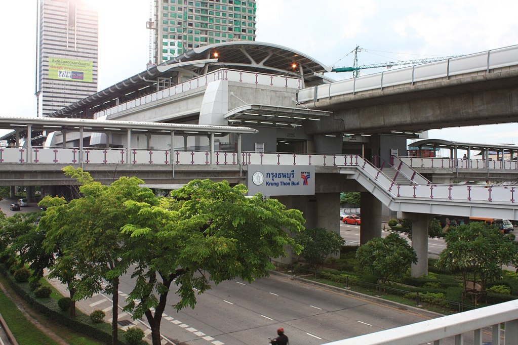 Krung Thon Buri BTS Station.