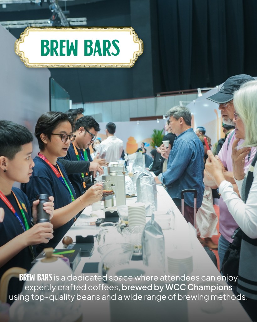 Brew Bars at World of Coffee Bangkok 2026.