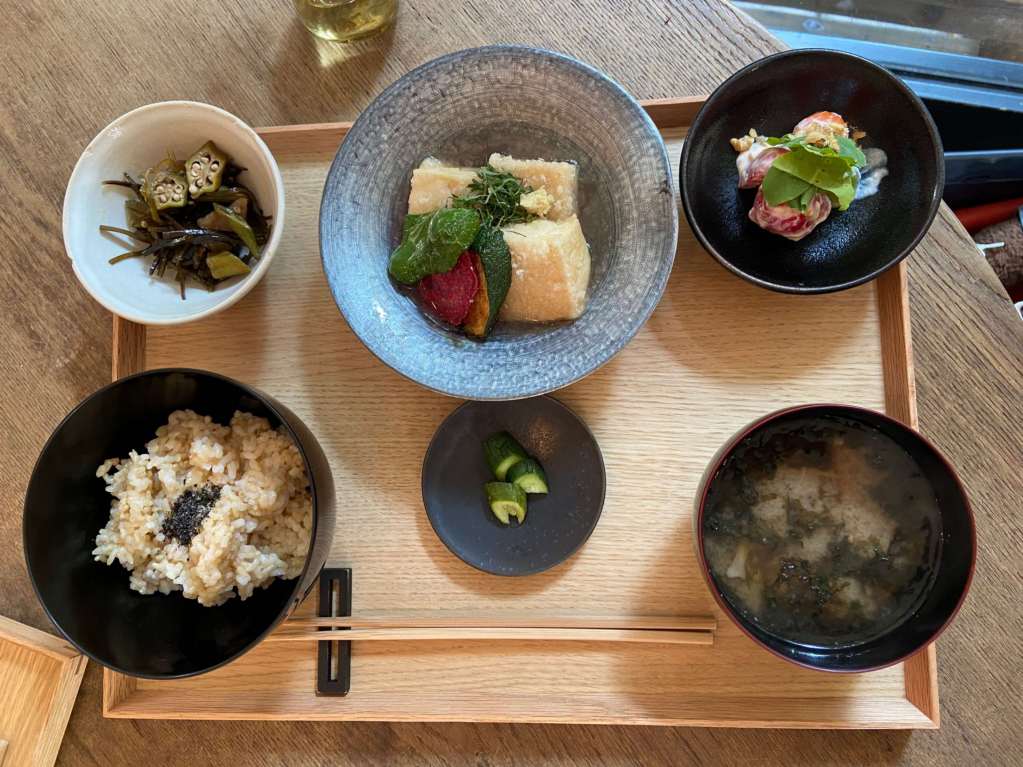 Tokyo Seasonal Set at Brown Rice Tokyo Omotesando vegan restaurant (formerly Brown Rice by Neal's Yard Remedies).