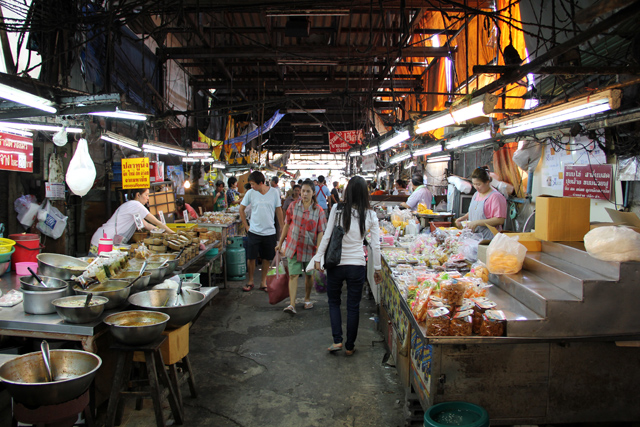 Samrong Market in Bangkok.