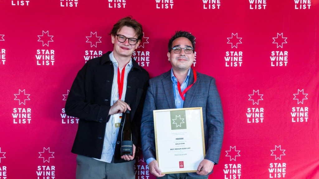 Dreissigacker’s Samuel Kirr with Thanakorn Bottorff from Inddee.