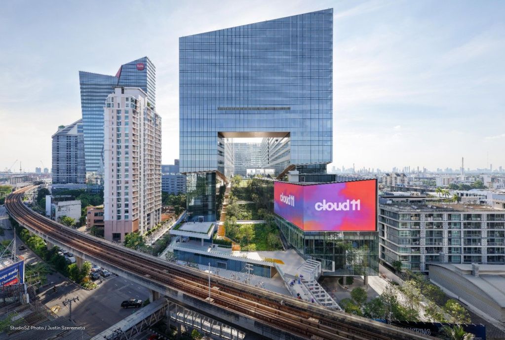Exterior view of Cloud 11 in Bangkok.
