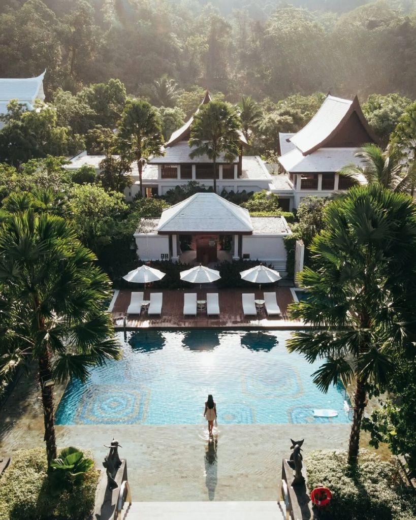 Aerial view of InterContinental Phuket Resort in Thailand.