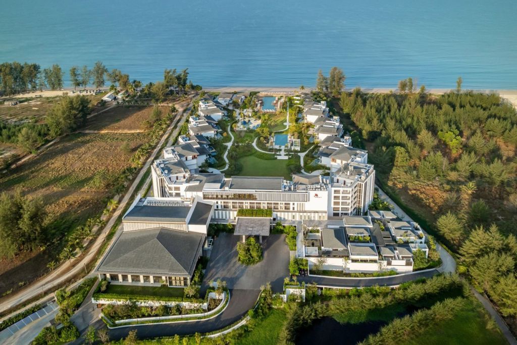 Aerial view of Khao Lak Marriott Beach Resort & Spa.