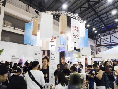 Visitors at a Thailand Coffee Fest event.