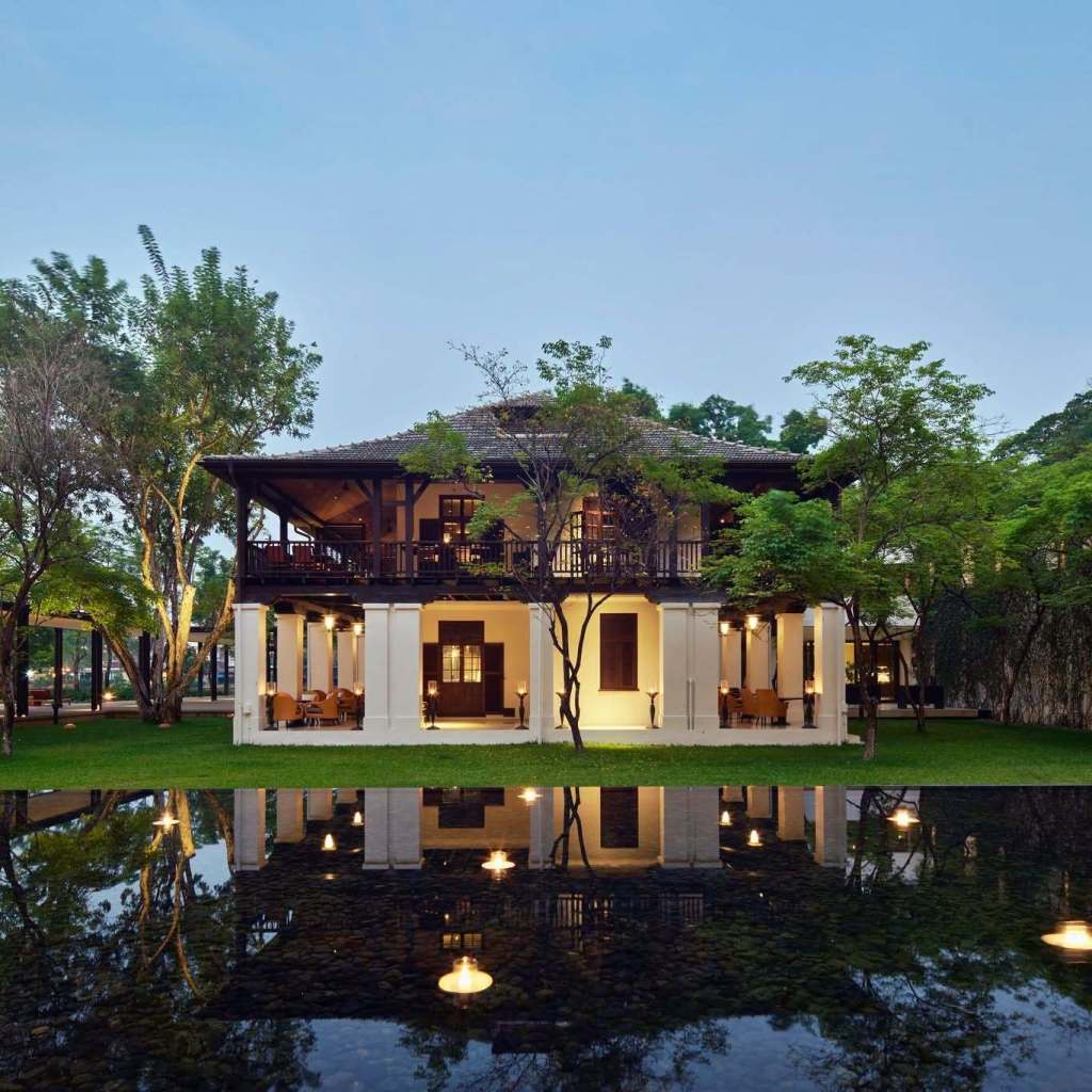 Exterior of Anantara Chiang Mai Resort.