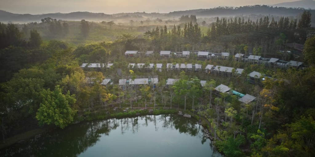 Aerial view of InterContinental Khao Yai Resort.